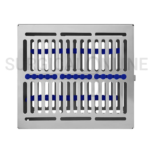 8 Instrument Elevators Sterilization Cassette Tray 7″ × 8″