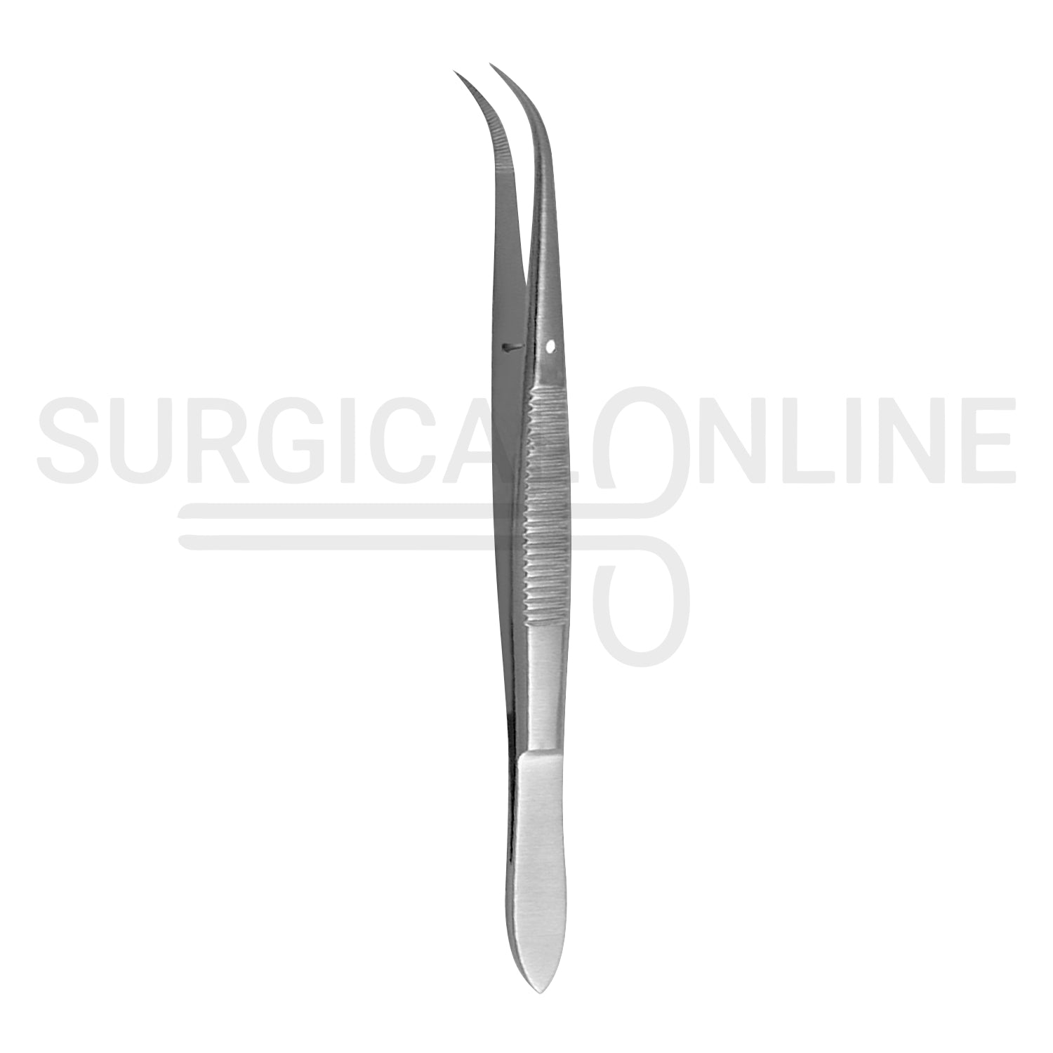 Splinter Forceps 5.00" Fine Point Curved Serrated Tips