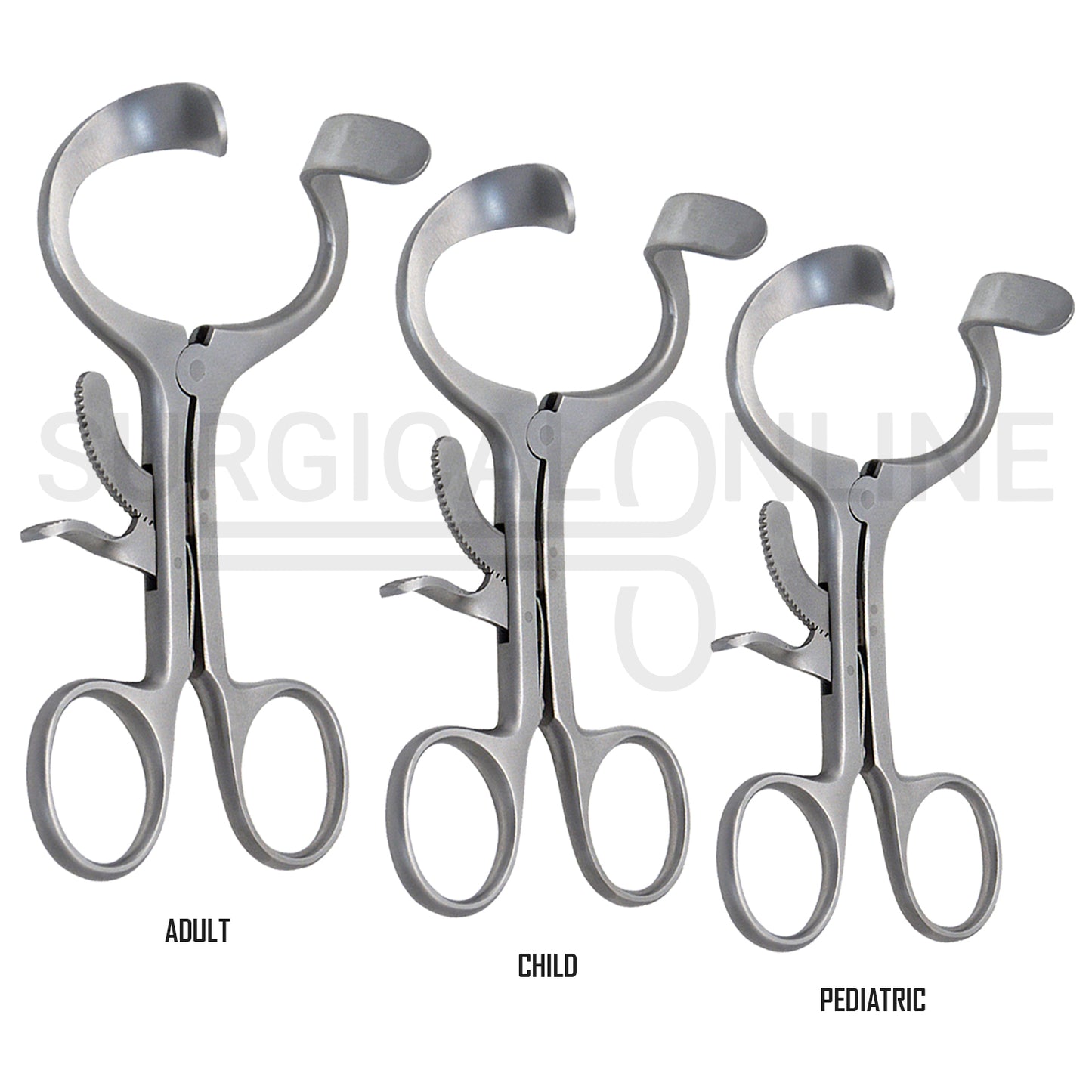 3 Pcs Molt Mouth Gag Retractor 3.5″, 4.5″ & 5.5″ Set