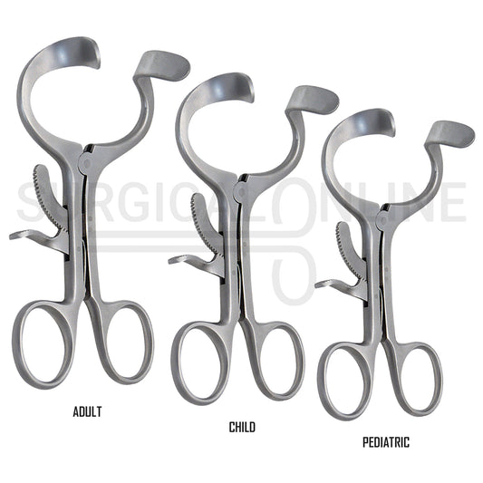 3 Pcs Molt Mouth Gag Retractor 3.5″, 4.5″ & 5.5″ Set