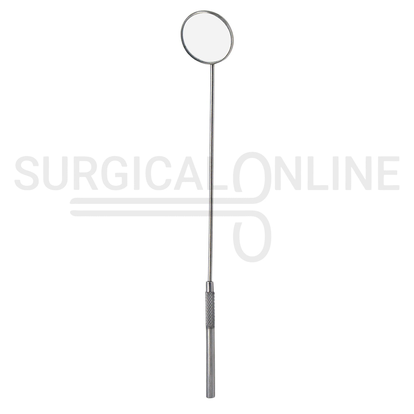 Laryngeal Mirror #8 30mm Angled Mirror With Grip Handle 8.25"