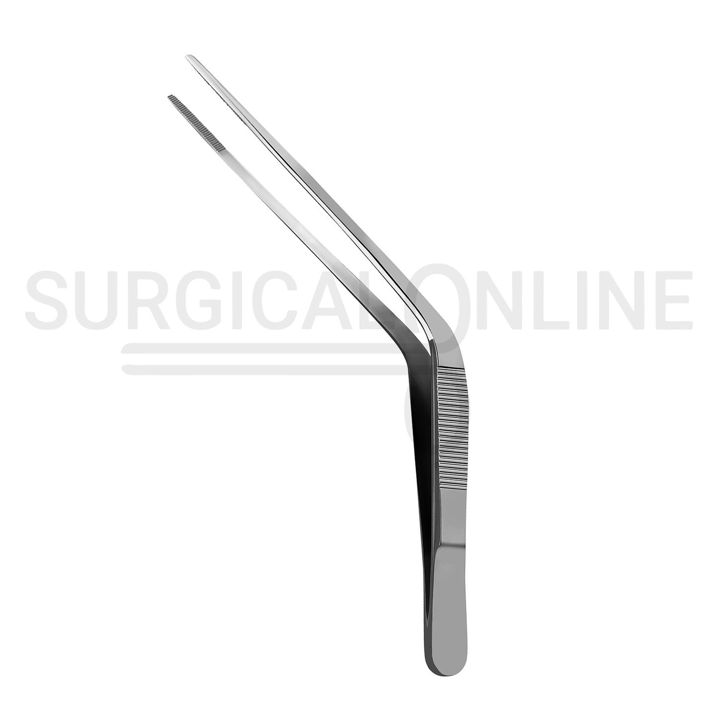 Wilde Dressing Forceps 5.00" Angular Serrated Tips