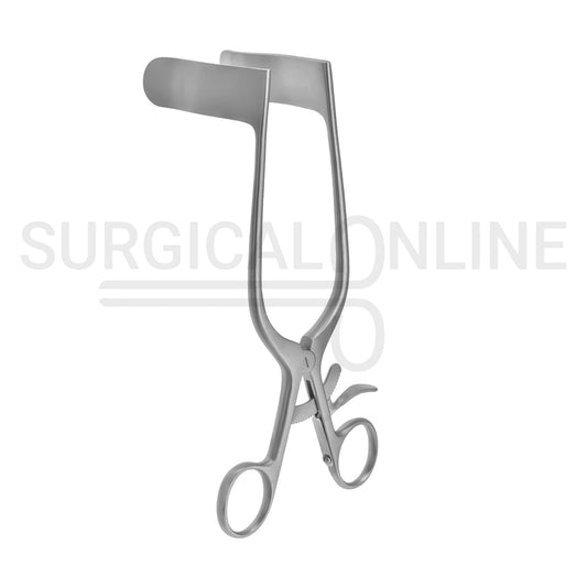 Rigby Vaginal Retractor 7" Long, 7/9" x 2 3/4" Blades With Grip Lock Handle