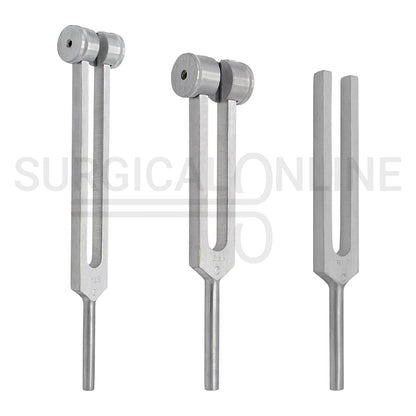 3 Pcs Tuning Fork C-128, C-256 & C-512 Set