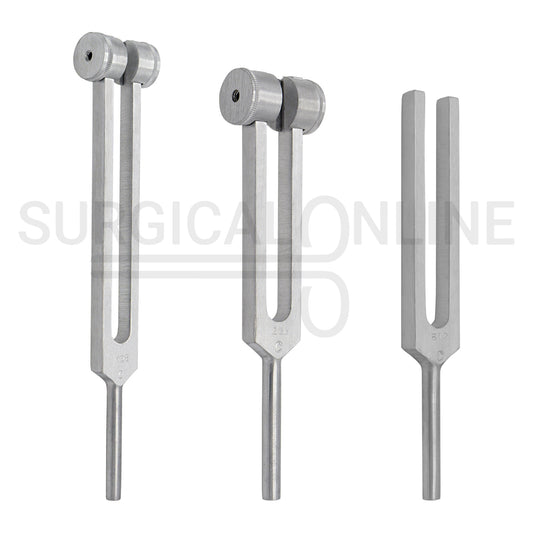 3 Pcs Tuning Fork C-128, C-256 & C-512 Set