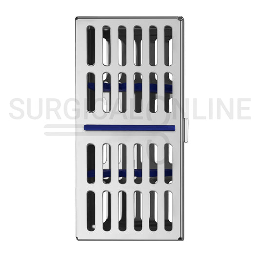 7 Instruments Sterilization Cassette Tray 7.25″ x 3.25″