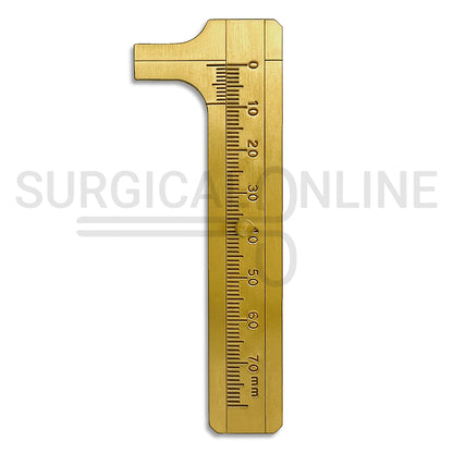 Brass Vernier Caliper Sliding Gauge 4″ 0-80mm