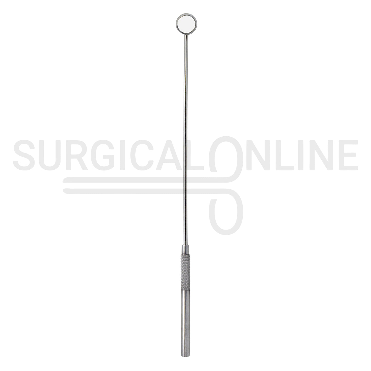 Laryngeal Mirror #00 12mm Angled Mirror With Grip Handle 7.7"