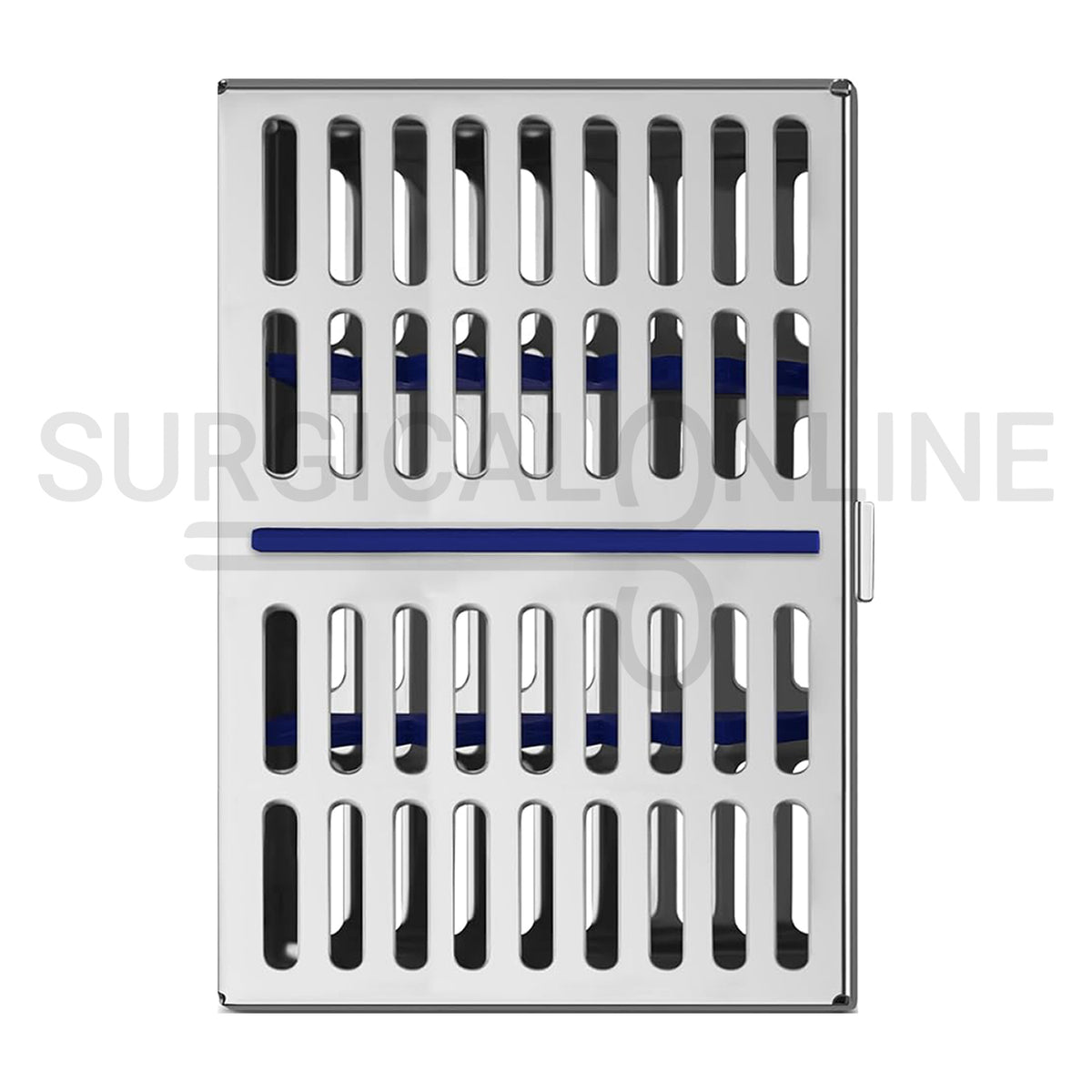 10 Instrument Sterilization Cassette Tray 7″ × 5″