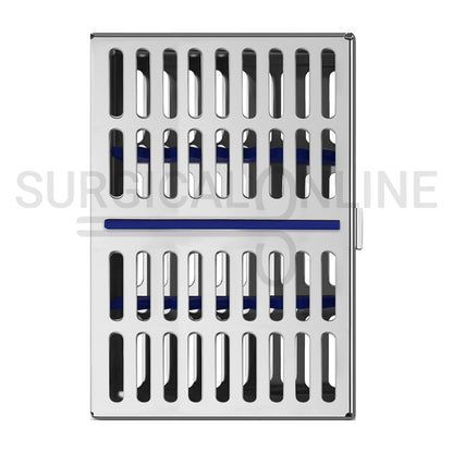 10 Instrument Sterilization Cassette Tray 7″ × 5″