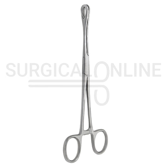 Foerster Sponge Forceps Serrated Straight 9.50"