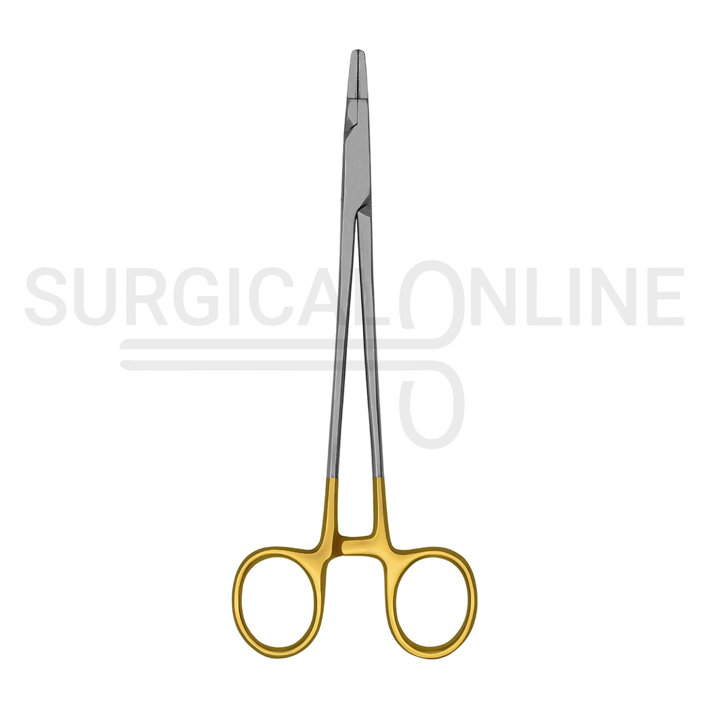 TC Ryder Needle Holder 6″ Serrated Jaws With Gold-Plated Handles