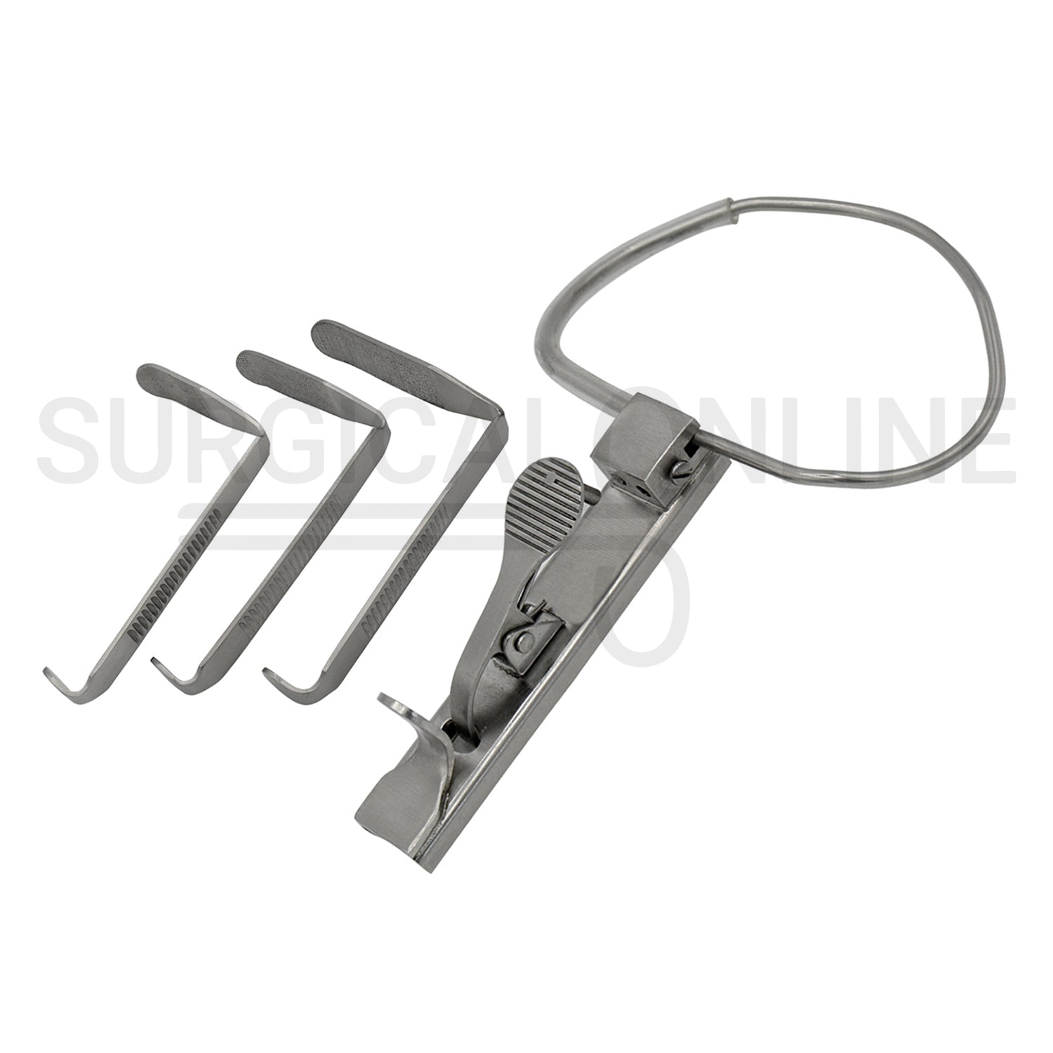 McIvor Mouth Gag Complete Set with 3 Tongue Blades & Frame