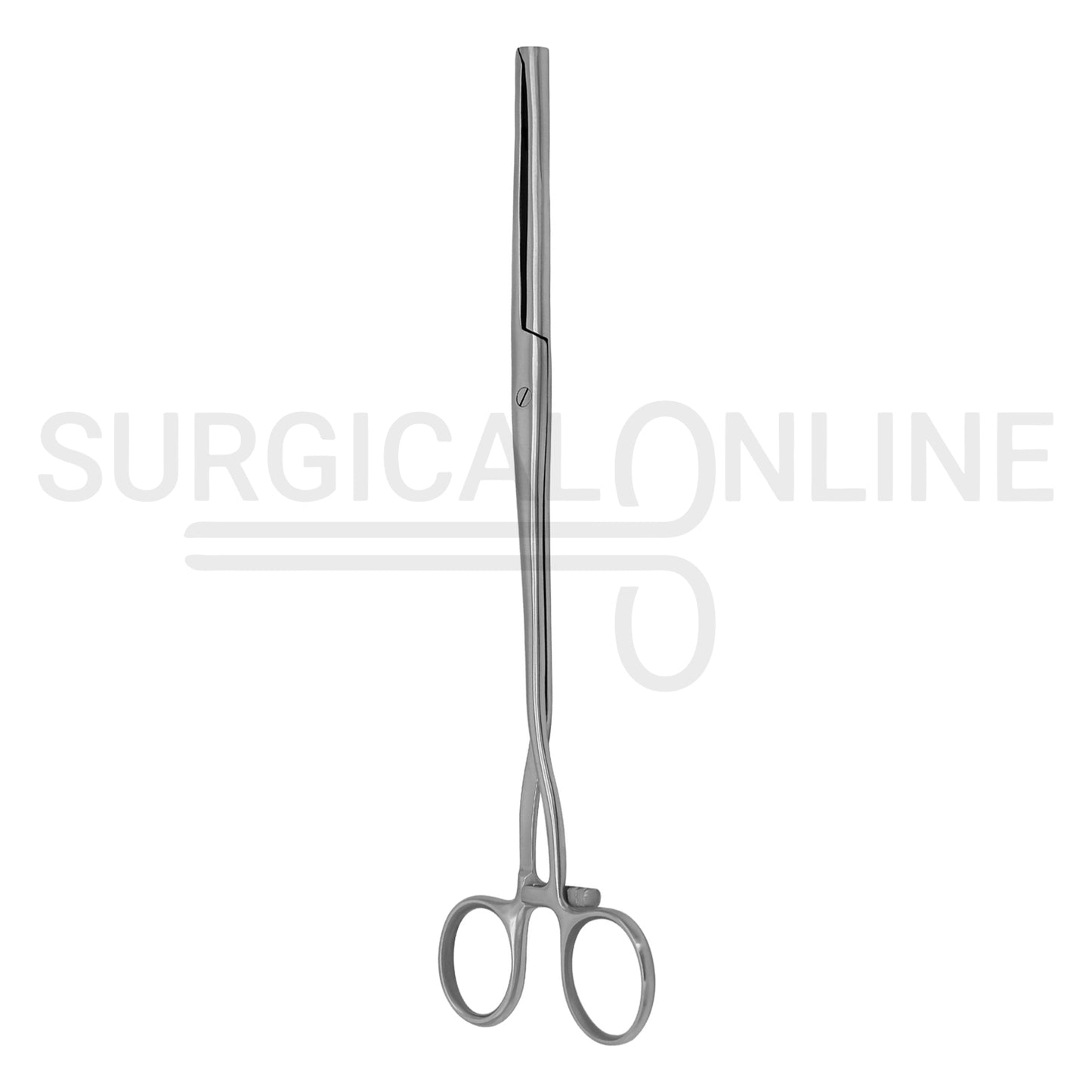Museux Tenaculum Forceps 6mm Wide 2×2 Teeth 9.5″ Straight