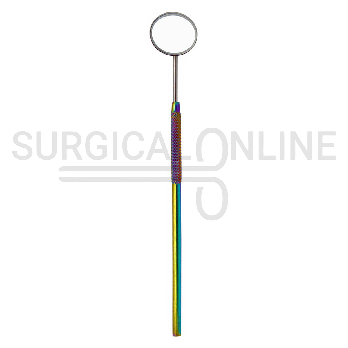 Multi Rainbow Color Dental Mouth Mirror #5 With Handle 6.5″