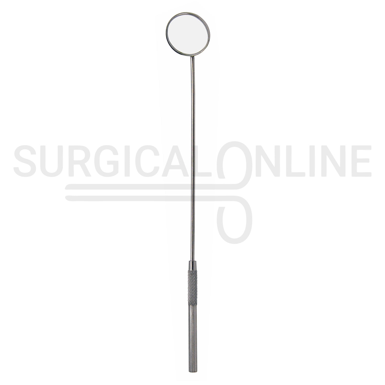 Laryngeal Mirror #6 26mm Angled Mirror With Grip Handle 8"