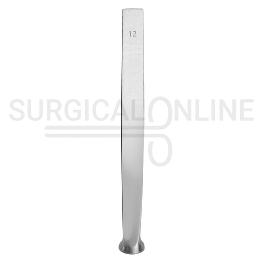 US Army Pattern Osteotome 6.25" Straight 12mm Wide