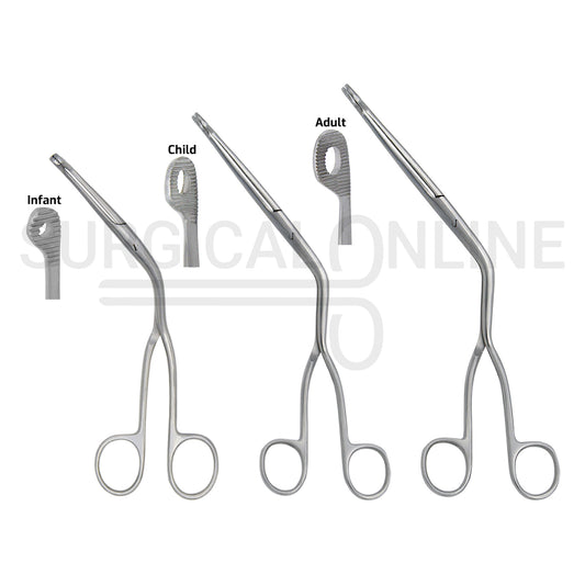 3 Pcs Magill Catheter Forceps 6", 8" & 10" Set
