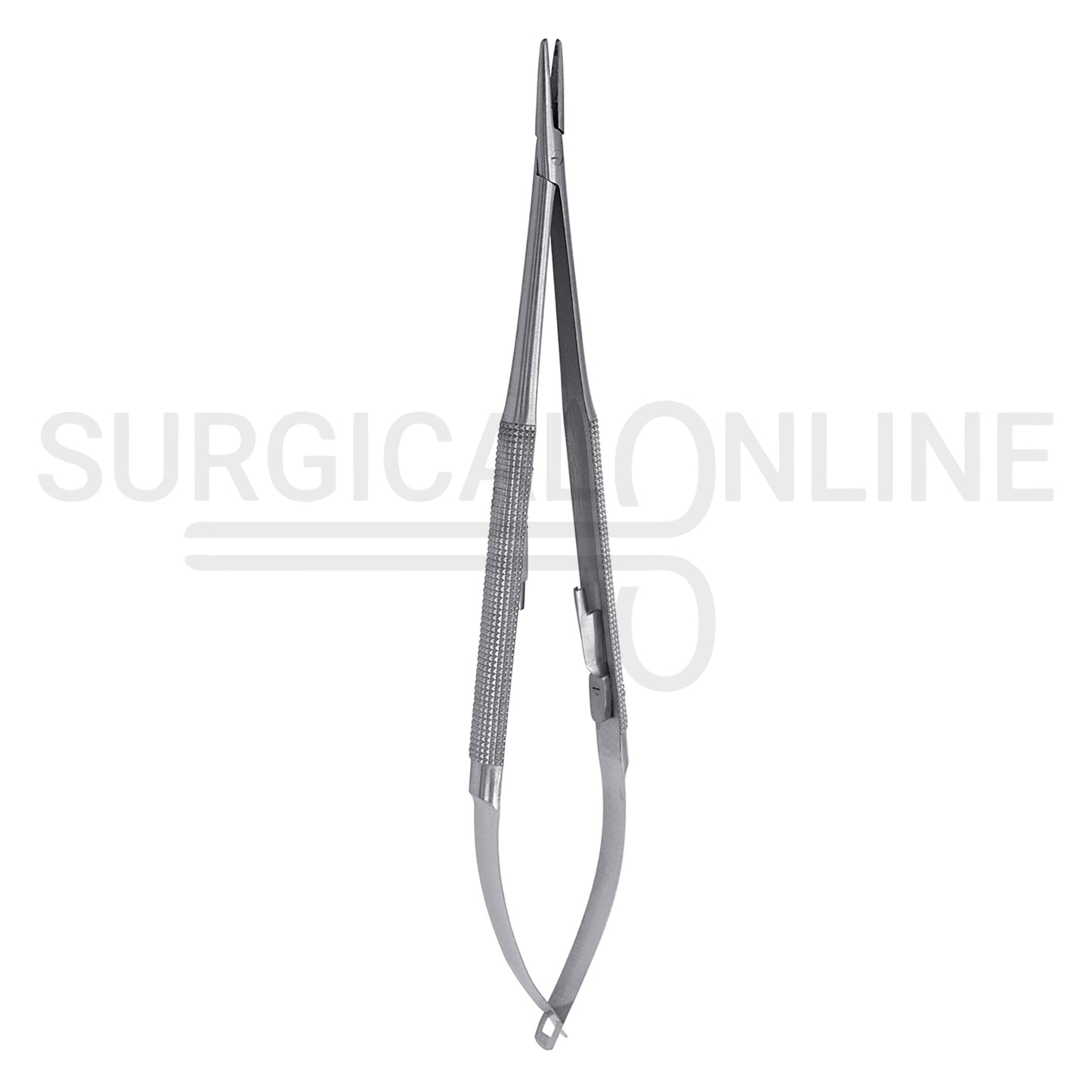 Castroviejo Needle Holder 7.00″ Straight Serrated Tip With Lock