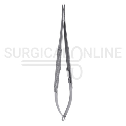 Castroviejo Needle Holder 7.00″ Straight Serrated Tip With Lock