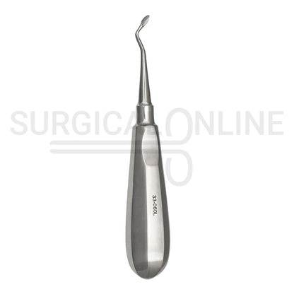 Dental Spade Concave Root Elevator #60L Angled Left 6″