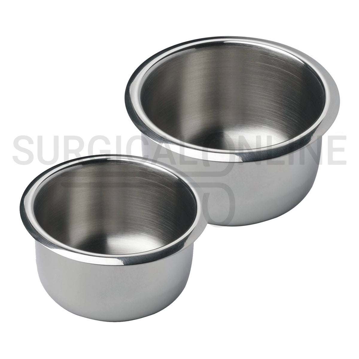 2 Pcs Gallipot 1oz & 2oz Straight Sided First Aid Bowl Set