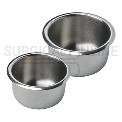 2 Pcs Gallipot 1oz & 2oz Straight Sided First Aid Bowl Set