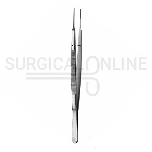 Gerald Dressing Forceps Serrated Tips 7.00"
