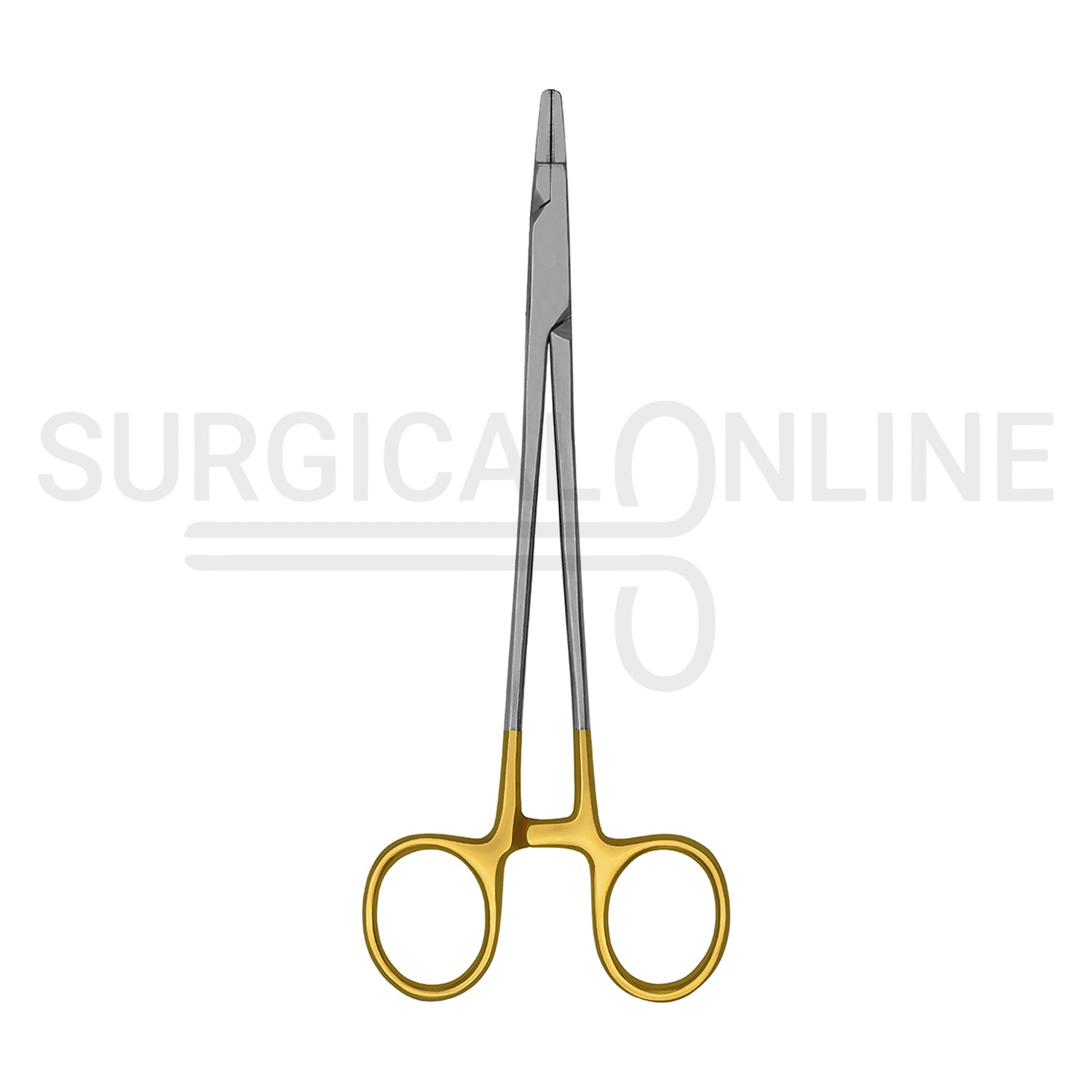 TC Ryder Needle Holder 5″ Serrated Jaws With Gold-Plated Handles