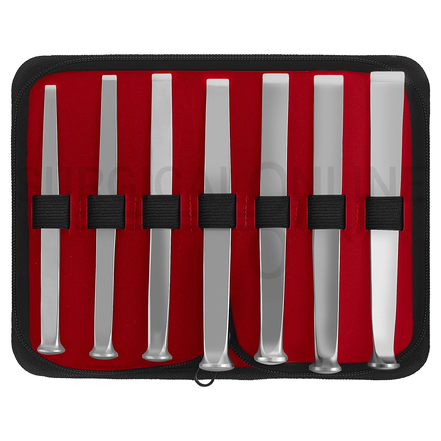 7 Pcs US Army Pattern Chisel Straight 6mm – 18mm Set