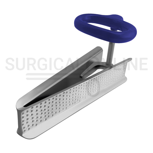 Bayer Wedge Gag Horse Speculum 8.2″ With Blue PVC Coated Ring Handle