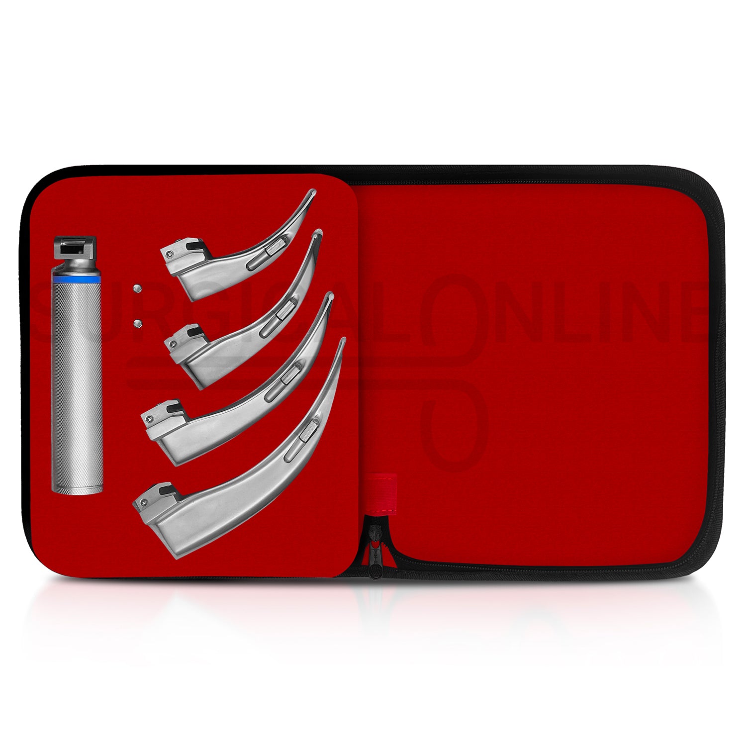 Conventional Laryngoscope Macintosh Set With Carrying Case