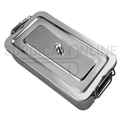 Instruments Sterilization Box 8.5″ × 20″ × 4″ With Lid