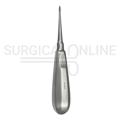 Dental Spade Concave Root Elevator #63S Curved 6″