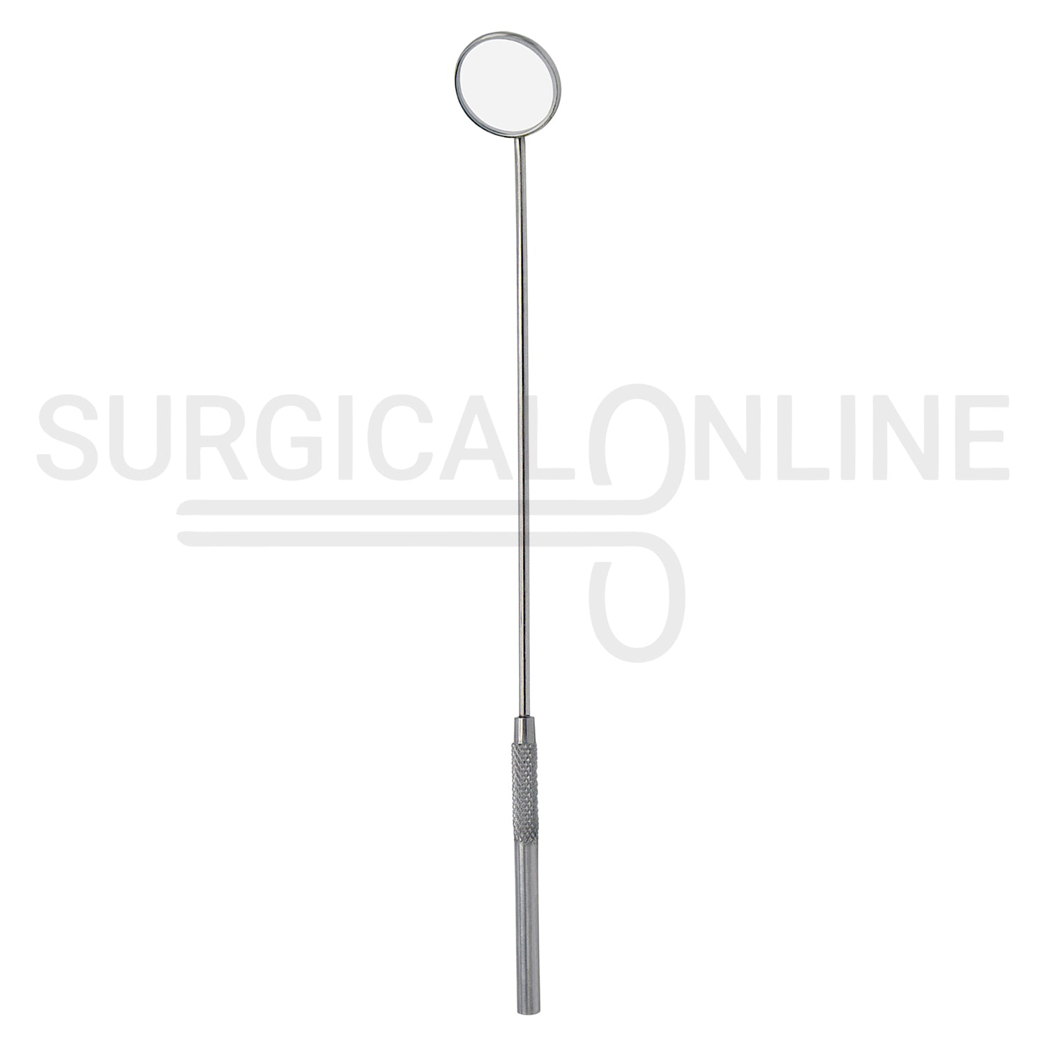 Laryngeal Mirror #4 22mm Angled Mirror With Grip Handle 8"