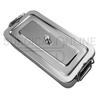 Instruments Sterilization Box 6″ × 12″ × 2″ With Lid