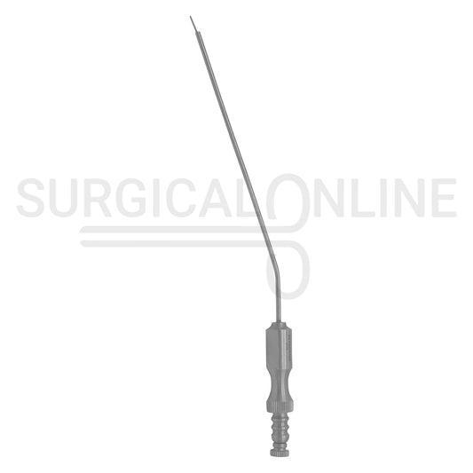 Frazier Suction Tube 11FR (3.67mm) Finger Cut-Off Angled 7.6" Aspirator