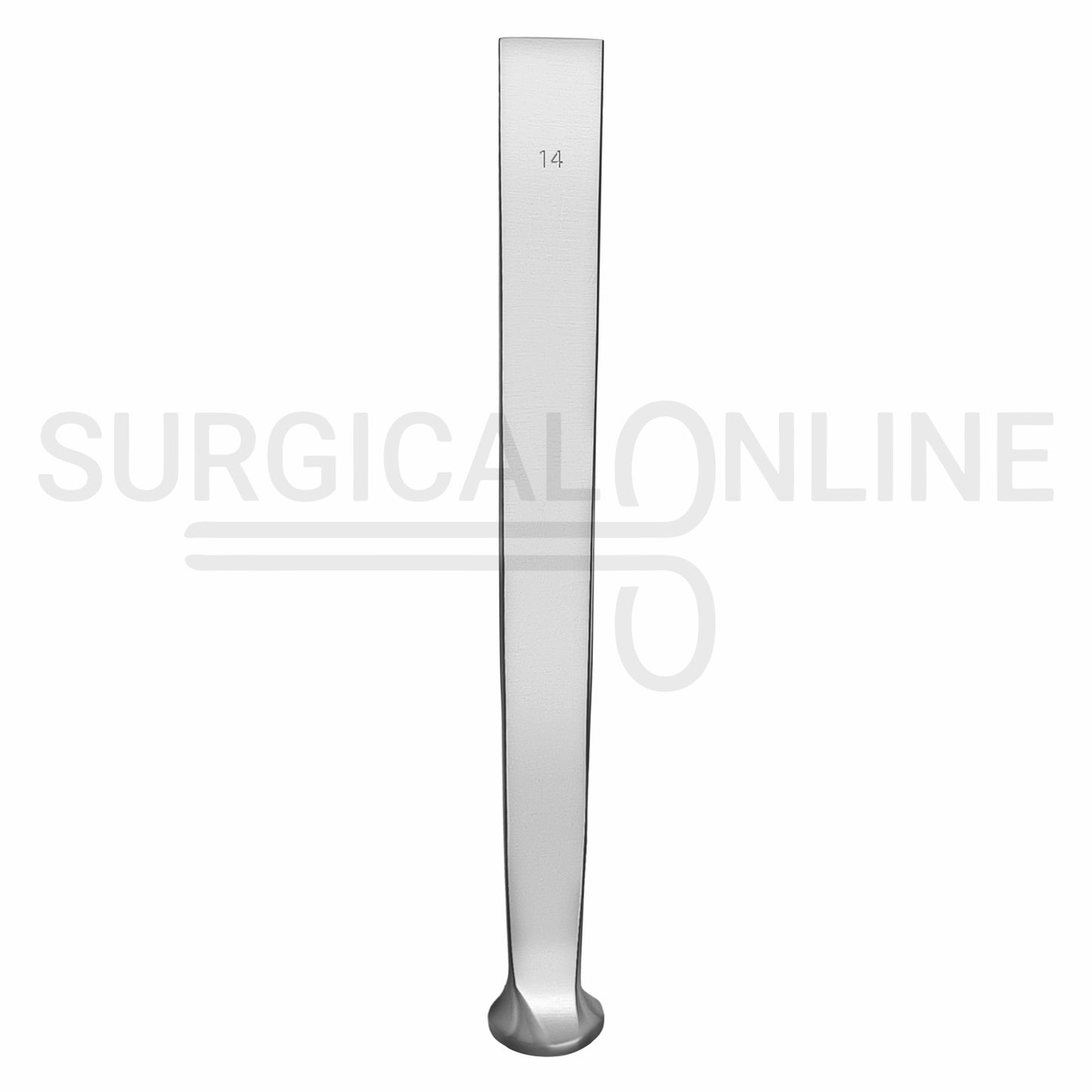 US Army Pattern Osteotome 6.25" Straight 14mm Wide