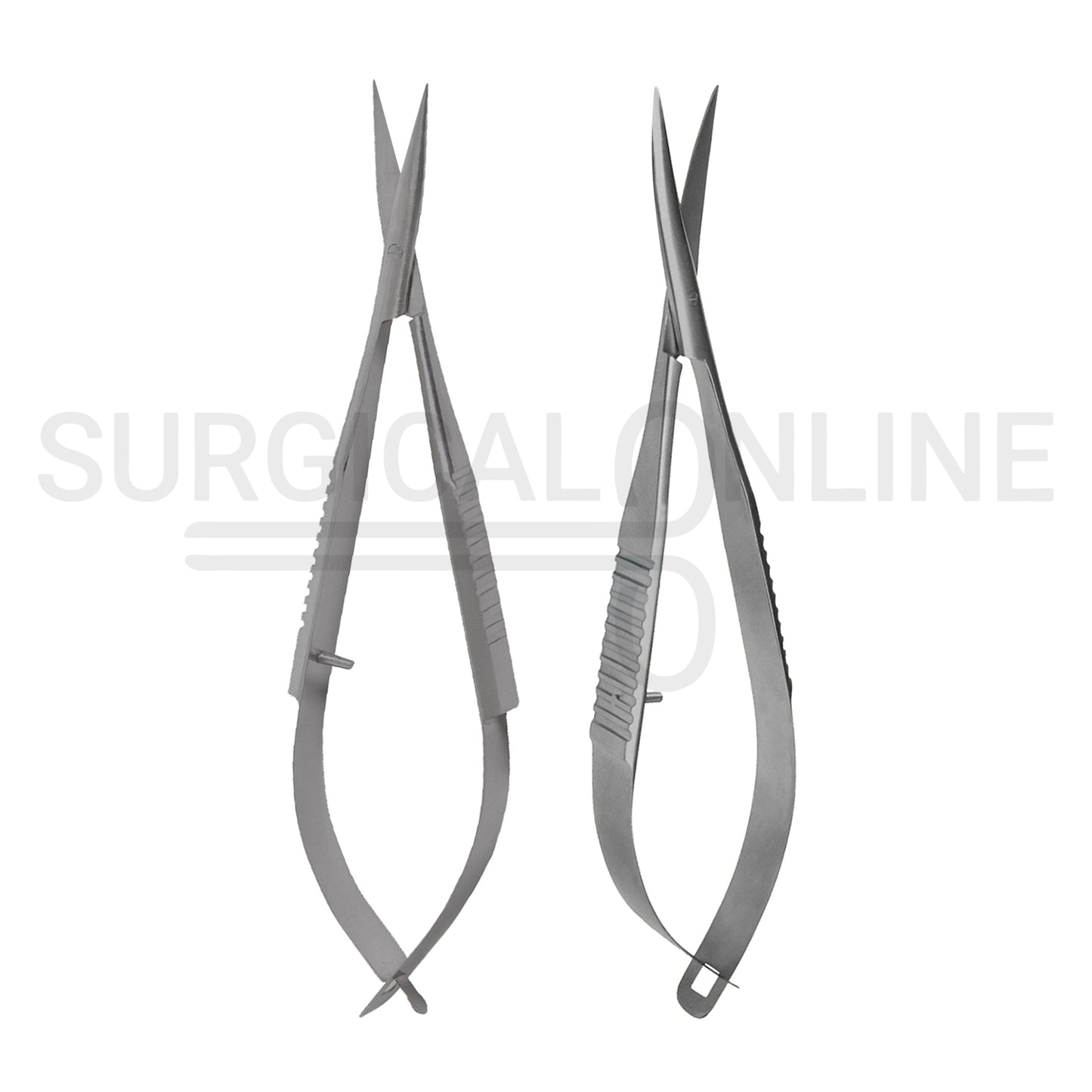 2 Pcs Westcott Tenotomy Scissors 4.5″ Straight & Curved Set