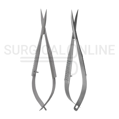 2 Pcs Westcott Tenotomy Scissors 4.5″ Straight & Curved Set