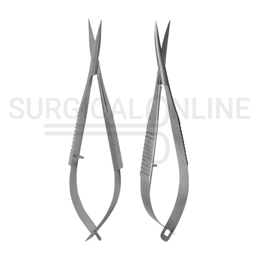 2 Pcs Westcott Tenotomy Scissors 4.5″ Straight & Curved Set