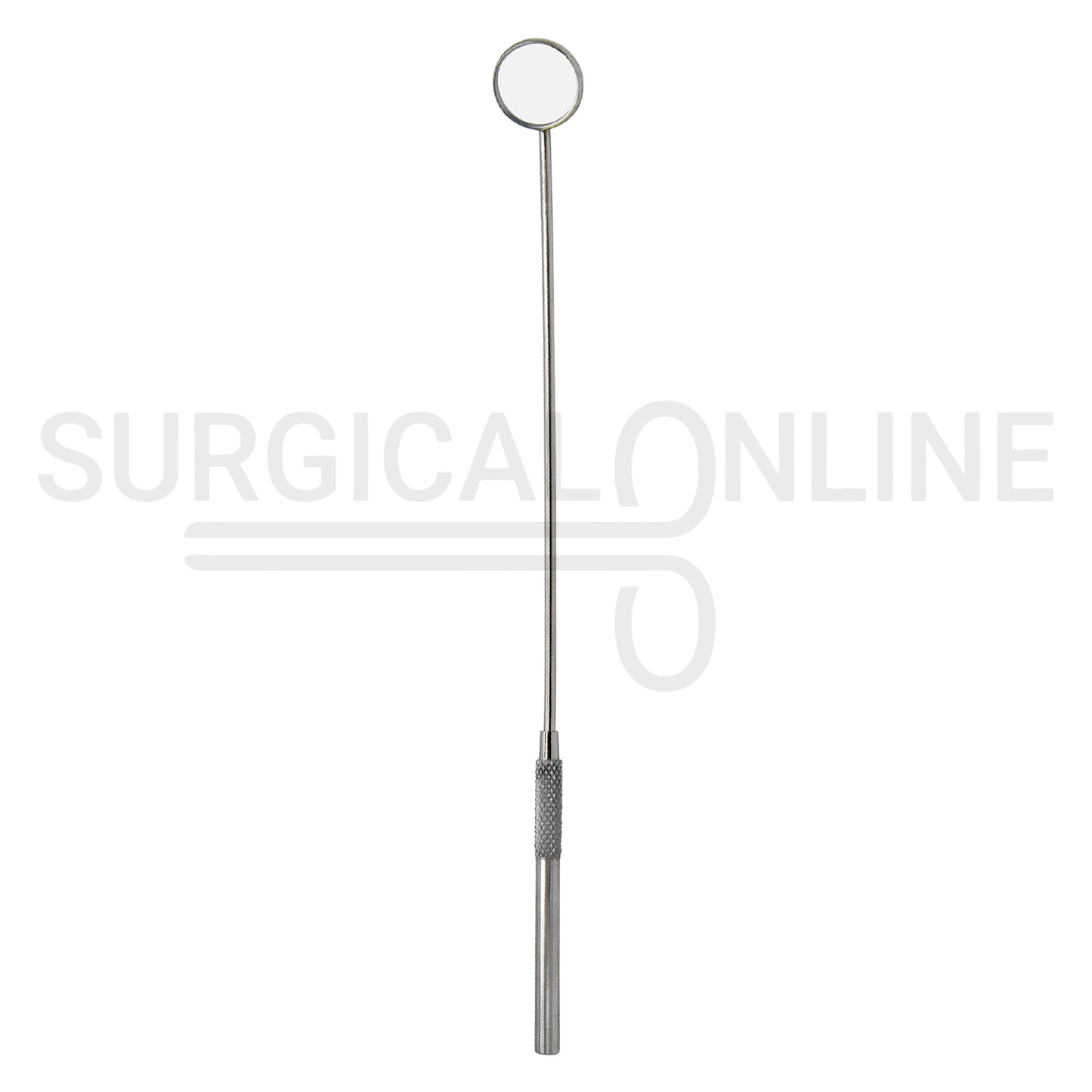 Laryngeal Mirror #2 18mm Angled Mirror With Grip Handle 7.7"