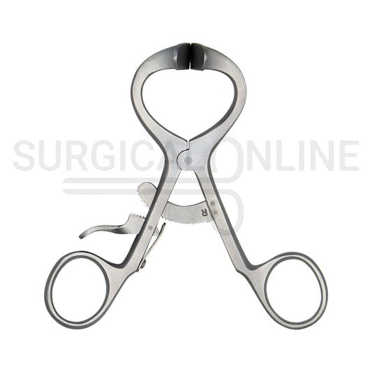Molt Mouth Gag Retractor 3.5″ Curved Blades Pediatric