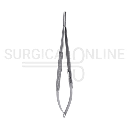 Castroviejo Micro Needle Holder 4.5″ Straight Smooth Tip With Lock