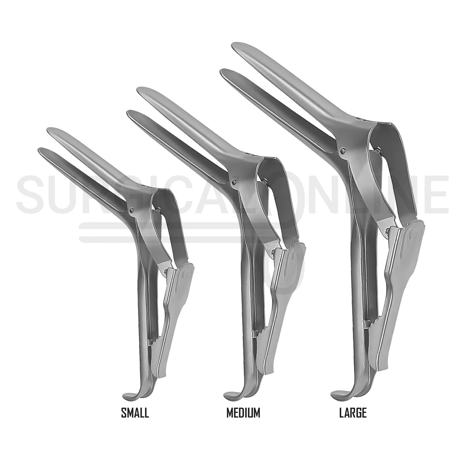 3 Pcs Semm Vaginal Speculum Small, Medium & Large Set