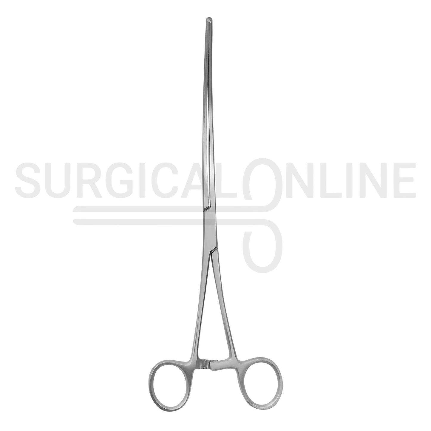 Bozeman Uterine Dressing Forceps Double Curved 10.00"