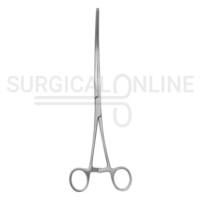 Bozeman Uterine Dressing Forceps Double Curved 10.00"