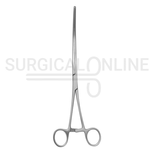 Bozeman Uterine Dressing Forceps Double Curved 10.00"