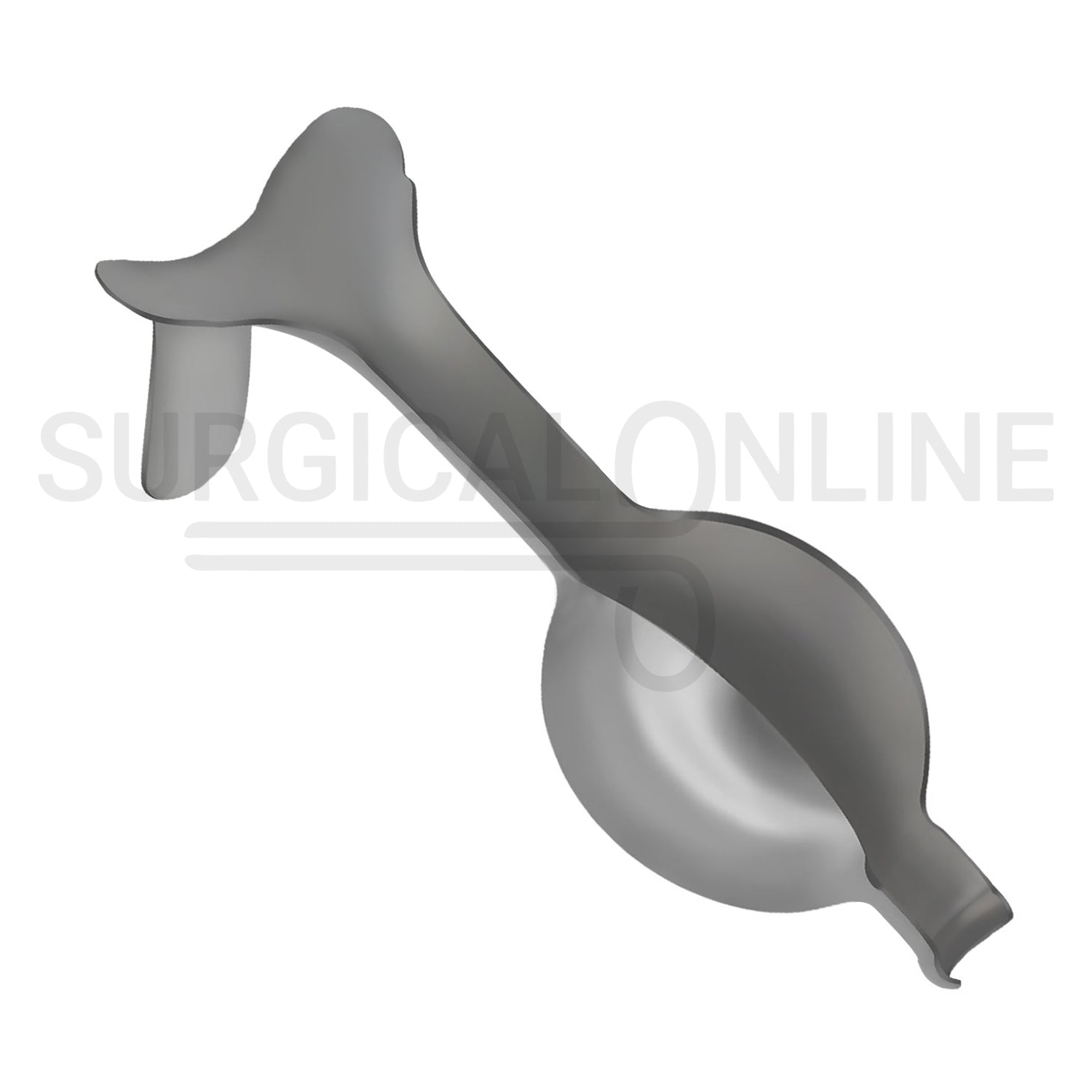 Auvard Weighted Vaginal Speculum 9" 3Lbs (1363 G), Slightly Angled 75°