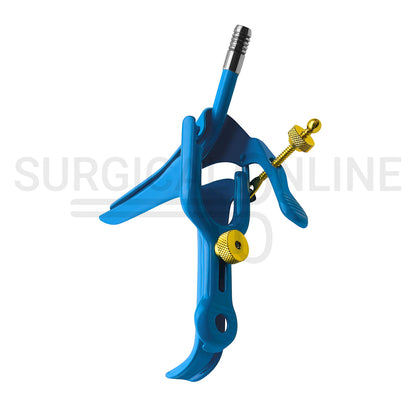 LLETZ LEEP Pederson Vaginal Speculum Blue Coated Medium